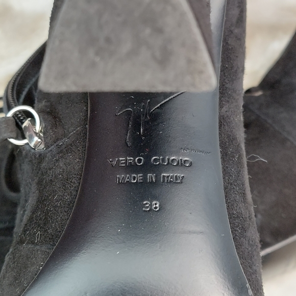 Giuseppe Zanotti Lace-up Ankle Boots, sz 7.5 - Picture 12 of 12